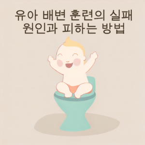 유아 배변 훈련의 실패 원인