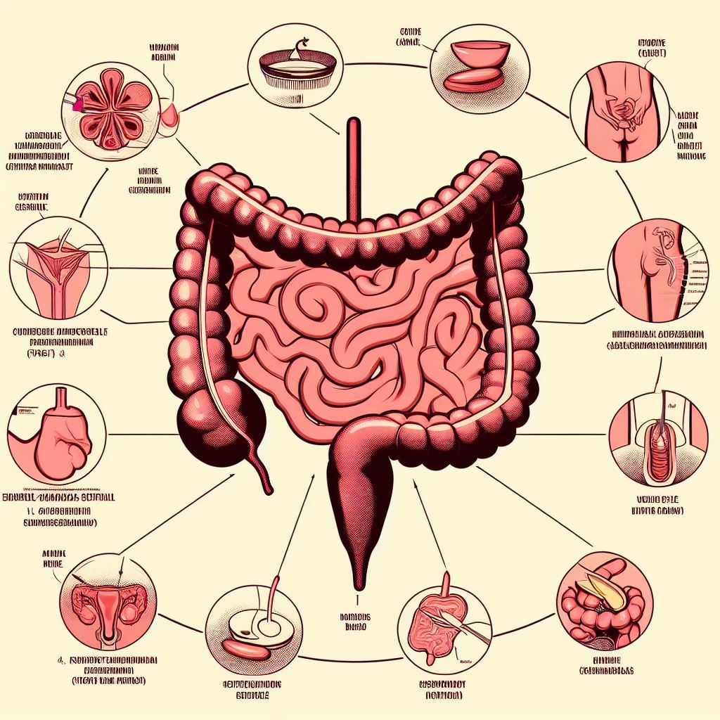 치질, 알약과 크림 치료법, 일상생활 습관 개선, 찜질과 핫 팩, 수술 치료, 자연 요법, 피부 염증, 외부 지푸라기, 변비, 식이 섬유