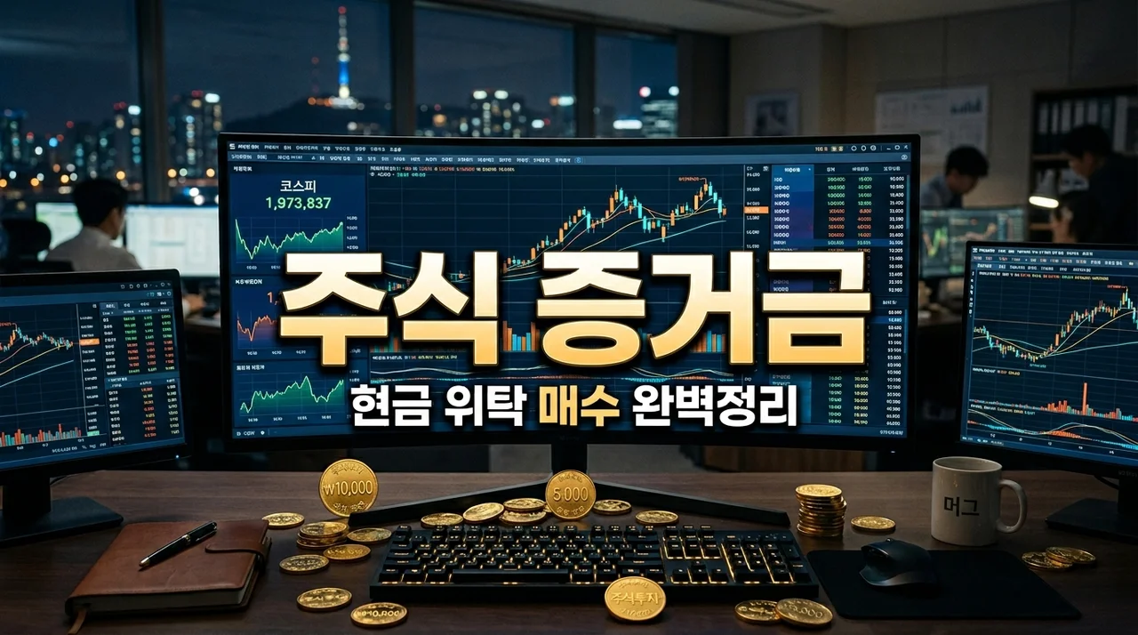 주식 증거금 뜻 완벽 정리: 현금 위탁 매수 차이와 계산법