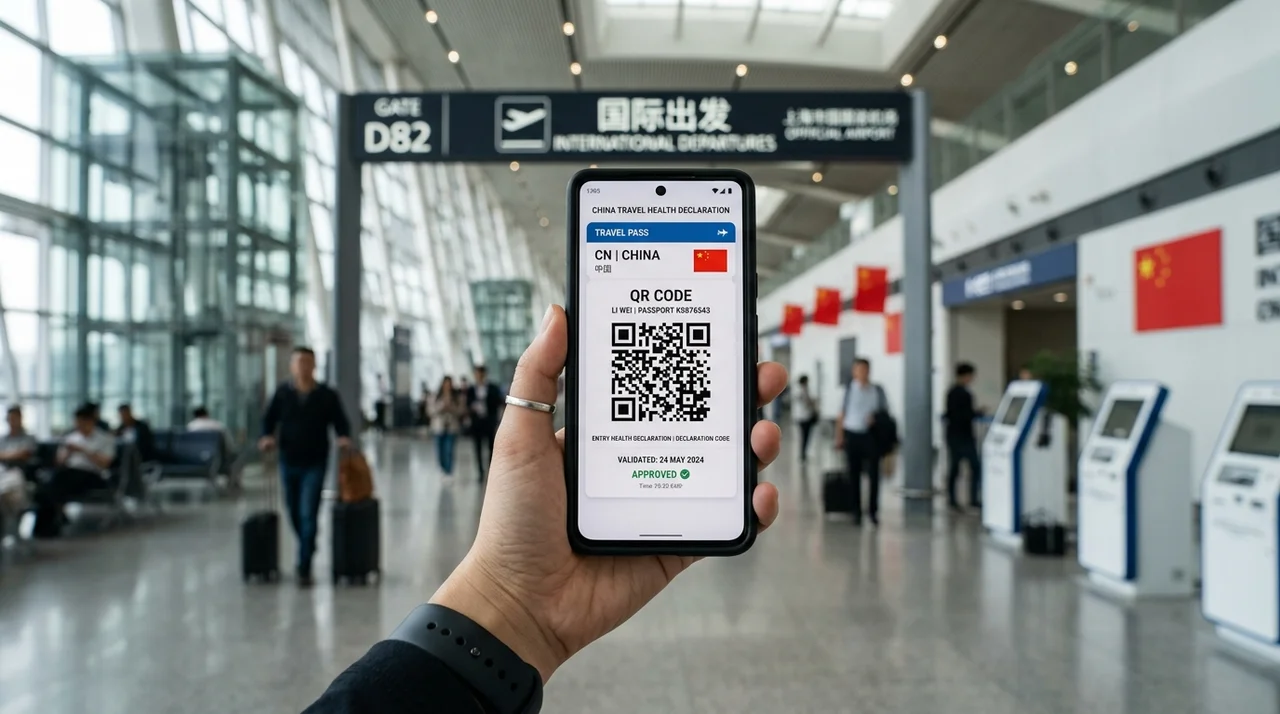 중국 입국신고서 온라인 작성 방법 및 QR 코드 발급 가이드