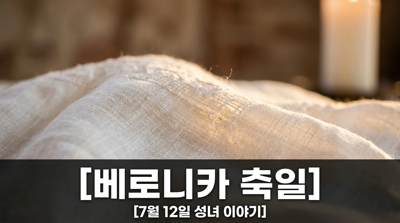 베로니카 축일 7월 12일 의미와 유래, 세례명 성녀 이야기 총정리