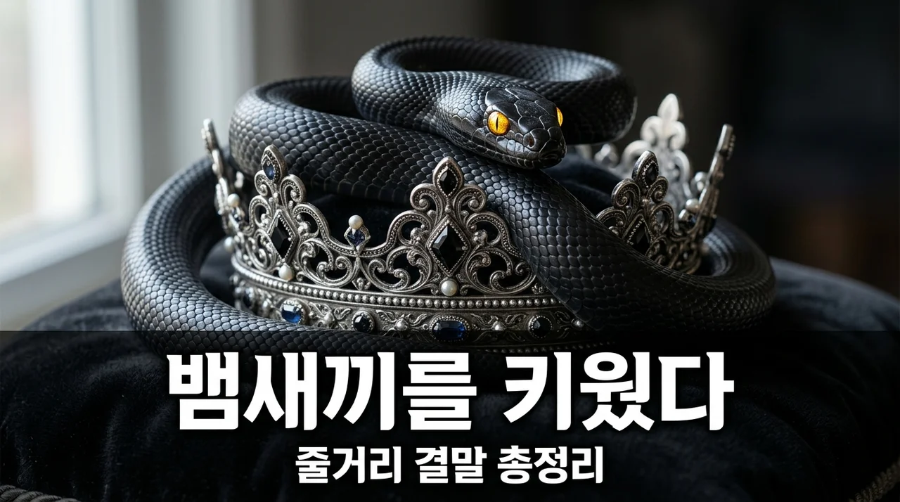 뱀새끼를 키웠다 줄거리 및 결말 스포! 플랫폼별 감상 가이드