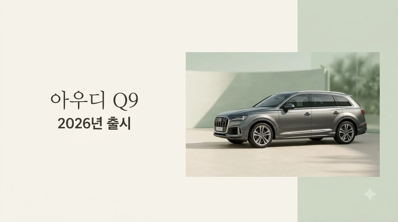 아우디 Q9 출시일 제원 가격 총정리: BMW X7보다 큰 압도적 SUV