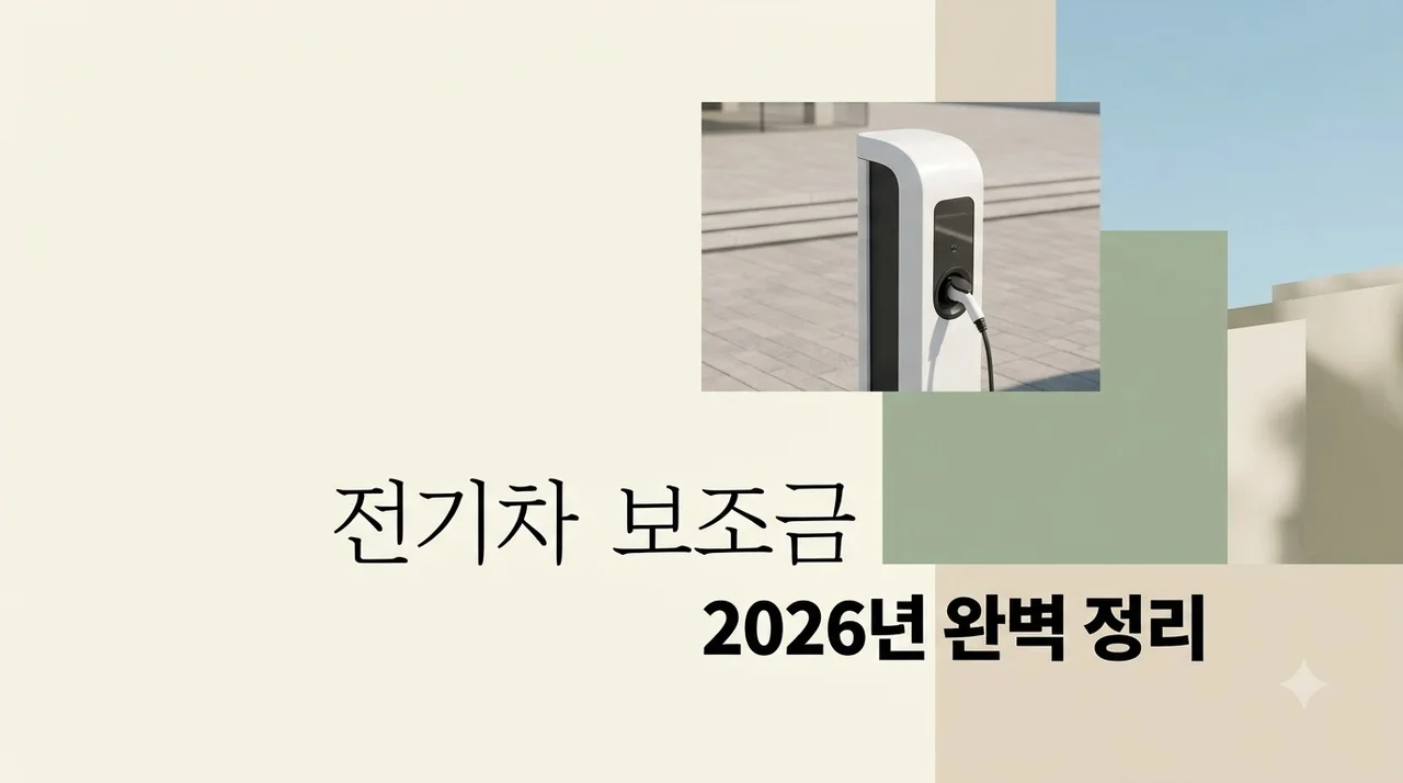 2026년 전기차 보조금 완벽 정리: 전환지원금 신설로 최대 680만원