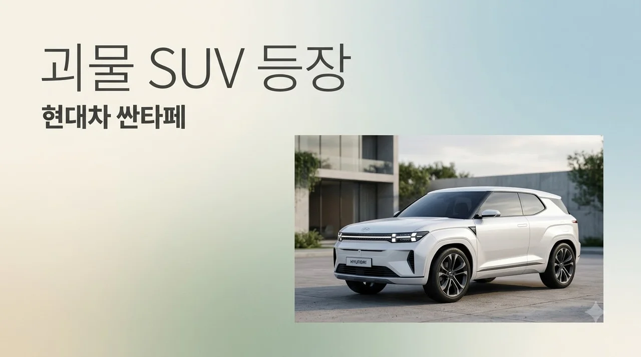 현대차 인정 2도어 괴물 SUV 등장, 싼타페 오픈탑의 반전 실체